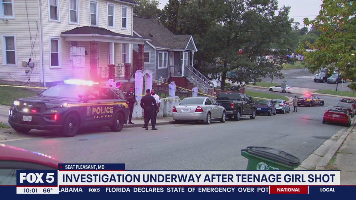 Teen girl hospitalized after shooting in Seat Pleasant